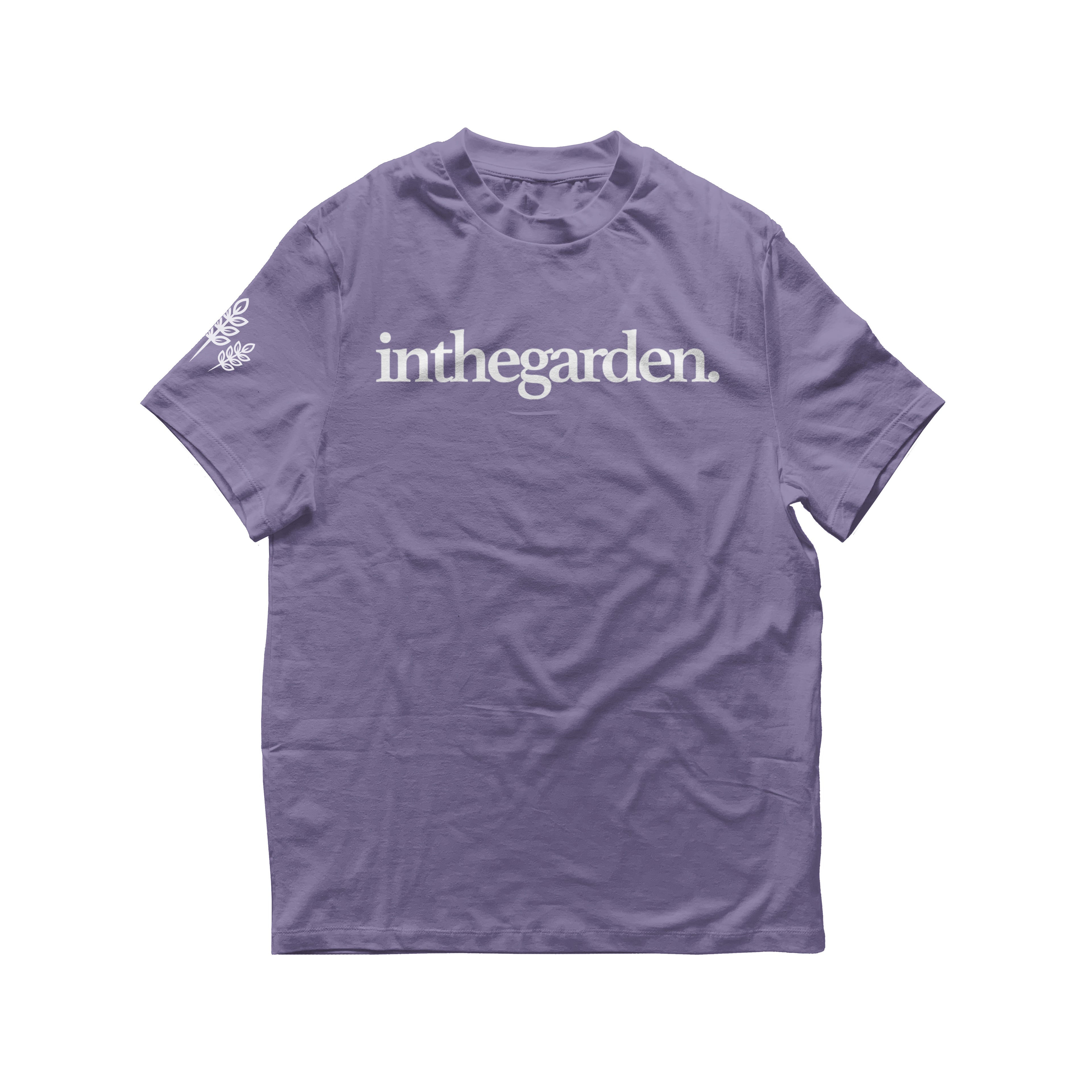 mineral washed logo tee